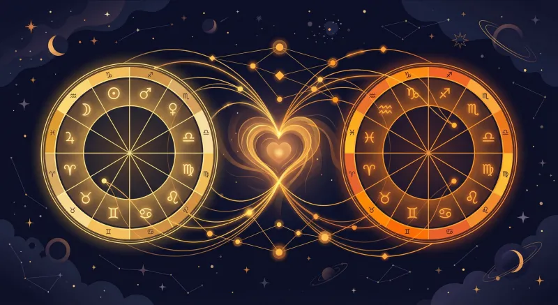 Zodiac signs horoscope infographic